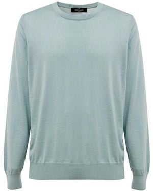 Gran Sasso Round-Neck Knitwear - Blue