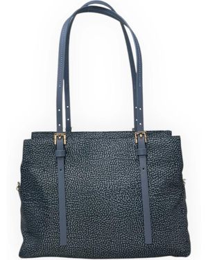 Borbonese Tote Bags - Bleu