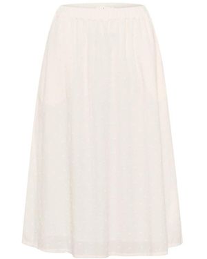 Soaked In Luxury Midi Skirts - Bianco