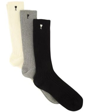 Ami Paris Socks - Noir
