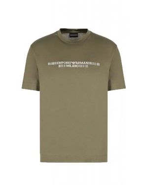 Emporio Armani T-Shirts - Vert