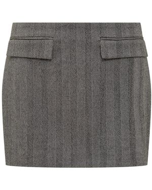 Ferragamo Short Skirts - Gris