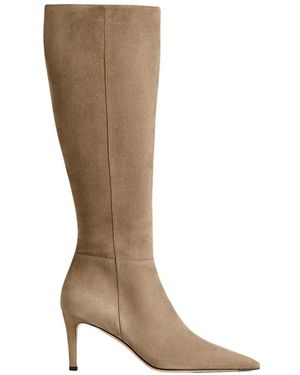 Kiton Heeled Boots - Bruin