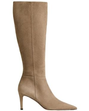 Kiton Heeled Boots - Bruin