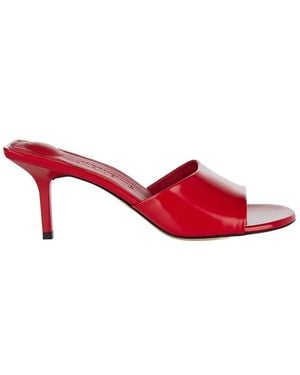Jacquemus Heeled Mules - Rojo