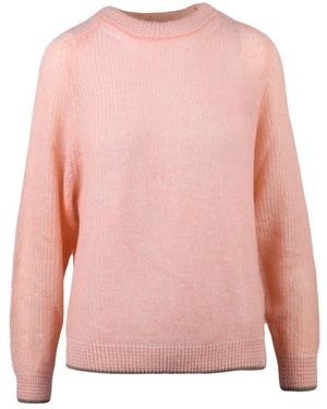 Peserico Rundhals-Pullover - Pink
