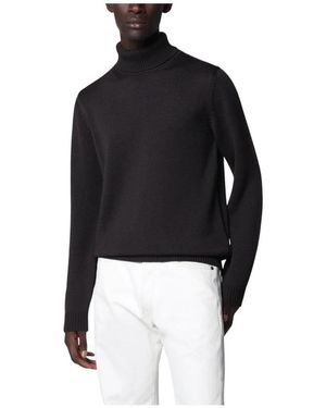 Roberto Collina Dolcevita Rollkragenpullover - Schwarz