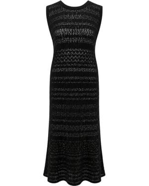 Akep Midi Dresses - Black