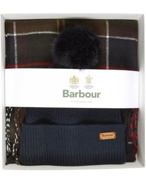 Barbour Accessoires ,Veelkleurig ,Polyester Tartan Sjaal - Zwart
