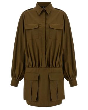 7 For All Mankind Shirt Dresses - Green
