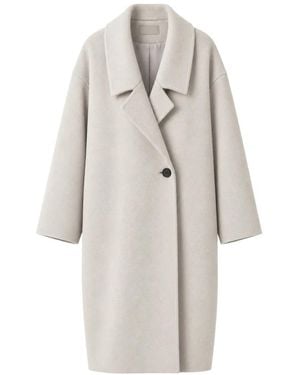 MEIMEIJ Single-Breasted Coats - White