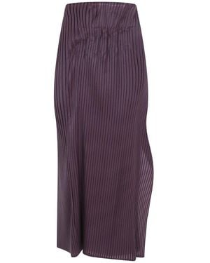 Issey Miyake Midi Skirts - Morado
