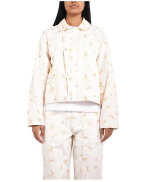 MSGM Jassen ,Wit ,Katoen Winterjassen
