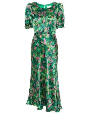 Saloni Midi Dresses - Green