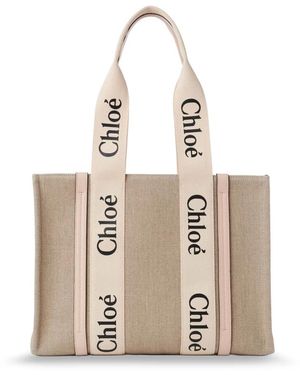 Chloé Tote Bags - Neutro