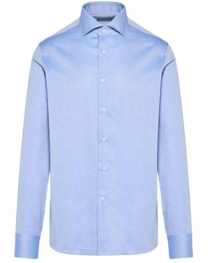 Canali Formal Shirts - Blue
