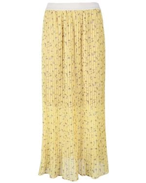 Semicouture Maxi Skirts - Geel
