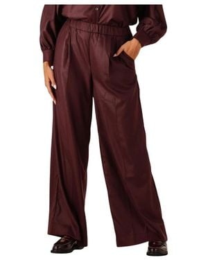 RUBY TUESDAY Broeken ,Rood ,Polyester Rode Wijde Broek Phillip
