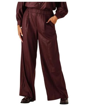 RUBY TUESDAY Broeken ,Rood ,Polyester Rode Wijde Broek Phillip