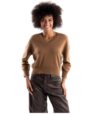 Marella V-Neck Knitwear - Nero