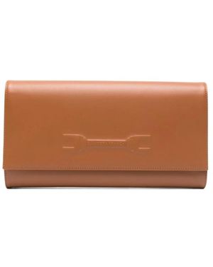 Elisabetta Franchi Clutches - Brown