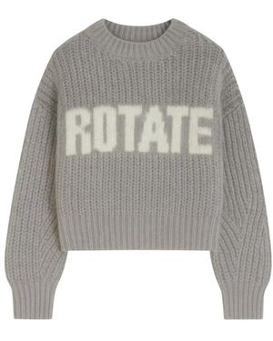 ROTATE BIRGER CHRISTENSEN Round-Neck Knitwear - Grey