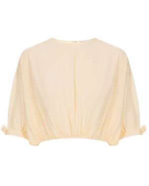 Rabanne Haut Bluse - Natur