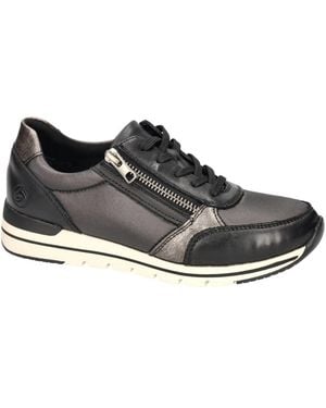 Remonte Schoenen ,Zwart ,Leer R6700-04 Sneaker