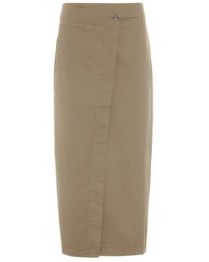 Bitte Kai Rand Wickelrock muskat beige - Natur