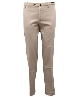 PT01 Slim-Fit Trousers - Natural