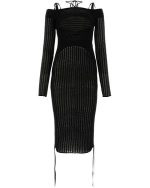 ANDREA ADAMO Midi Dresses - Black