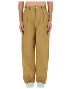 Junya Watanabe Straight Trousers - Green