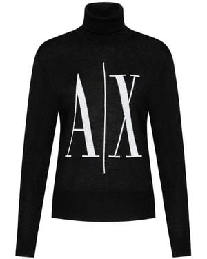 ARMANI EXCHANGE Turtlenecks - Black