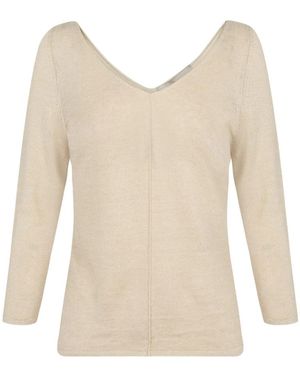 Cortana V-Neck Knitwear - White