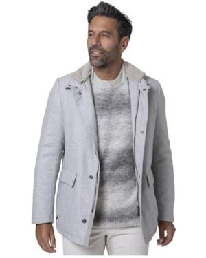 Gimo's Graue cashmere-mischung flanelljacke