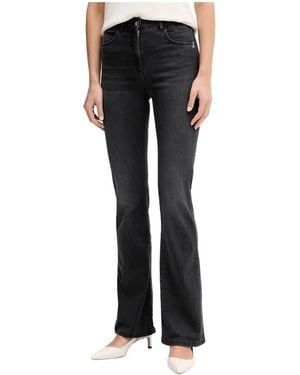 Patrizia Pepe Boot-Cut Jeans - Negro