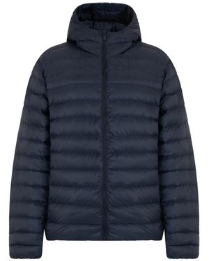 Canada Goose Jassen ,Blauw ,Leer Stratus Jacket