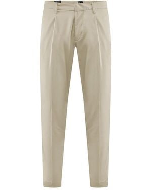 Bomboogie Slim-Fit Pants - Natural