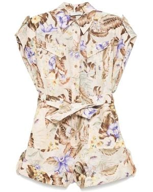 Zimmermann Playsuits - Natural