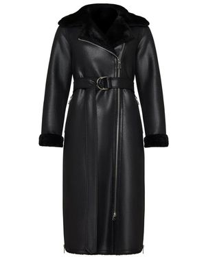 CESARE GASPARI Belted Coats - Nero