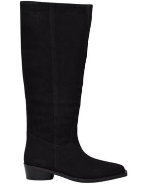Marella Schoenen ,Zwart ,Leer Cambusa Stivale