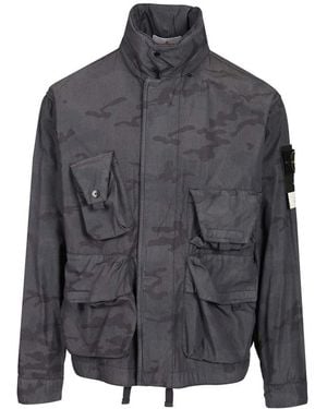 Stone Island Light Jackets - Gray