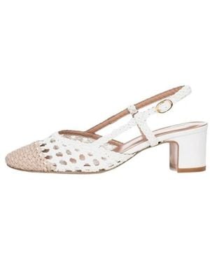 Poche Paris Court Shoes - White