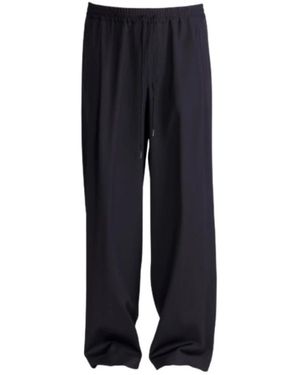 Isabel Benenato Leichte Hose Aus Gerader Wolle - Blau