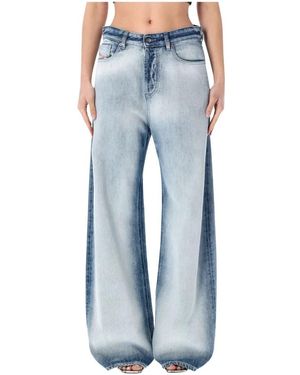 DIESEL Wide Jeans - Blue