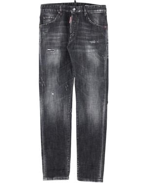 DSquared² Jeans ,Zwart ,Katoen Teddy Jeans - Grijs