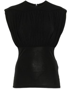 Anine Bing Tops ,Zwart ,Viscose Top