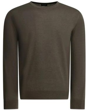 ZEGNA Round-Neck Knitwear - Green