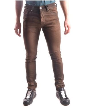 DIESEL Skinny Fit Jeans - Brown