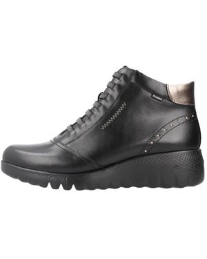 Fluchos Schnürstiefel - Schwarz